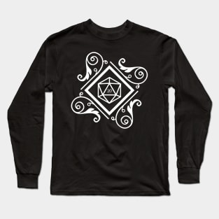 Vintage D20 Dice Tabletop RPG Long Sleeve T-Shirt